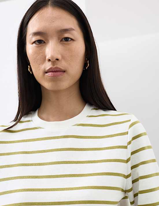 Cotton Rich Striped Top