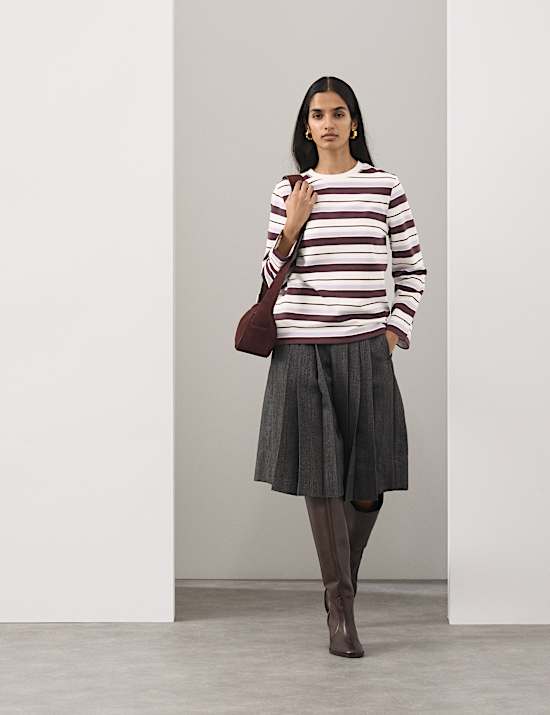 Cotton Rich Striped Top