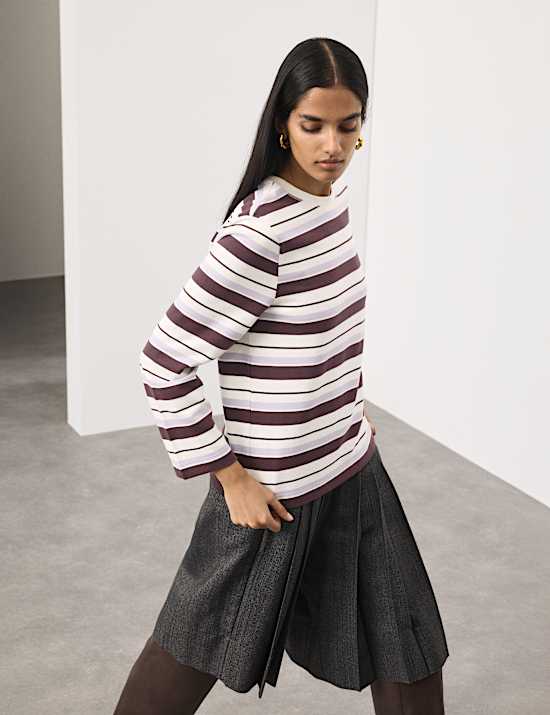 Cotton Rich Striped Top