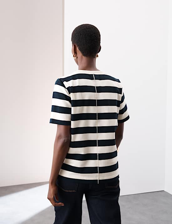 Cotton Rich Striped T-Shirt