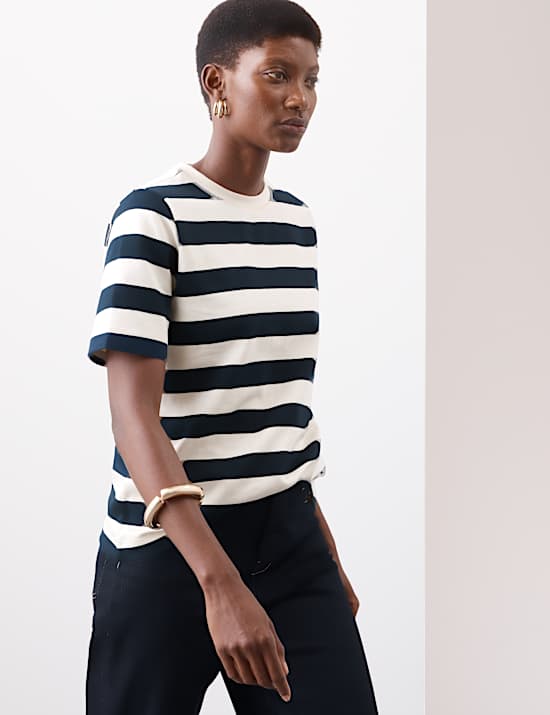 Cotton Rich Striped T-Shirt