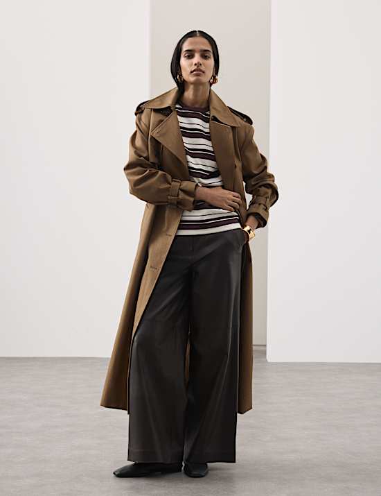 Pruhovan&eacute; tričko s vysok&yacute;m obsahem bavlny