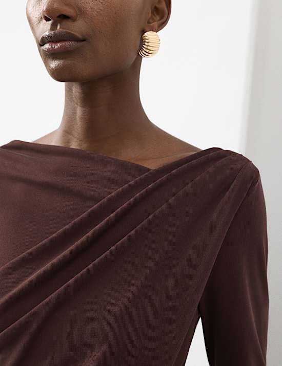 Modal Rich Draped Top