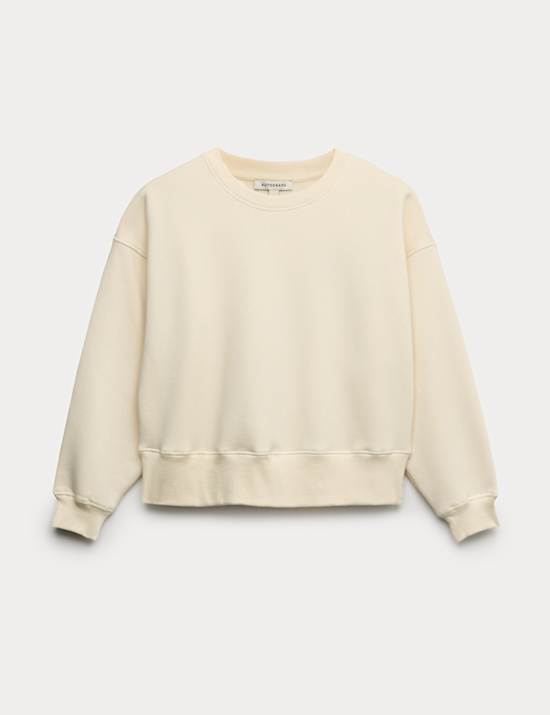 Cotton Rich Brushed Sweatshirt