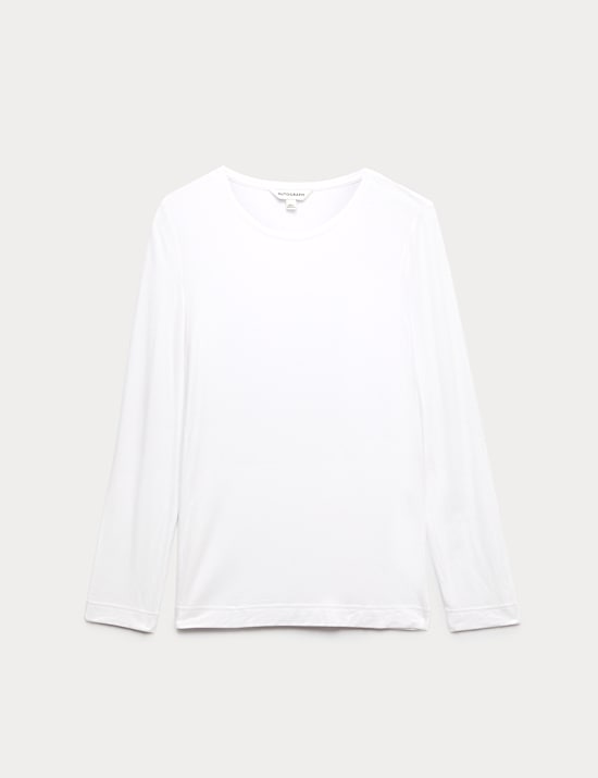 Žerzejov&yacute; top s kulat&yacute;m v&yacute;střihem