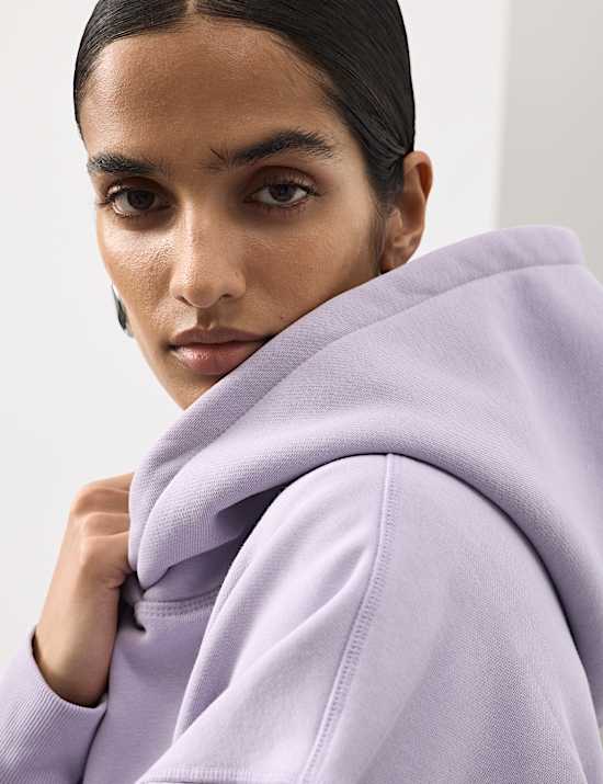 Cotton Rich Brushed Hoodie