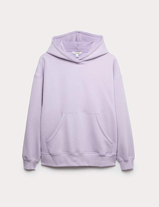 Cotton Rich Brushed Hoodie