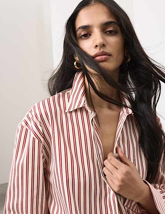 Pure Cotton Striped Shirt