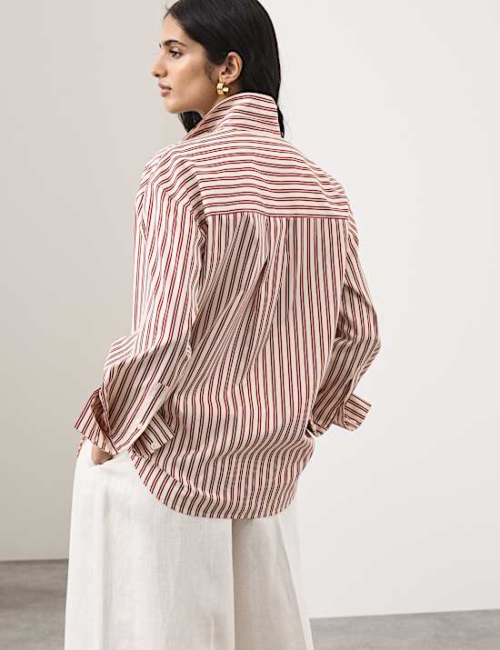 Pure Cotton Striped Shirt