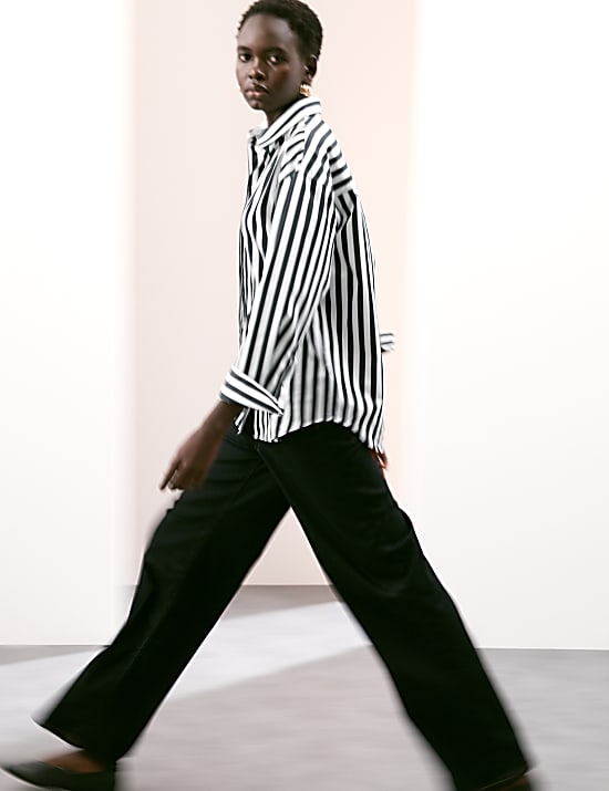 Pure Cotton Striped Shirt