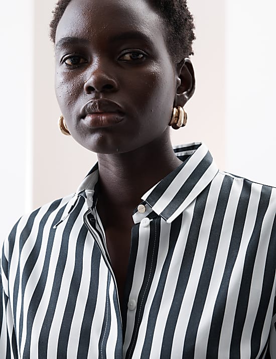 Pure Cotton Striped Shirt