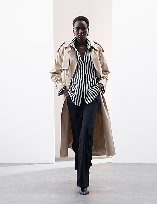 Pure Cotton Striped Shirt