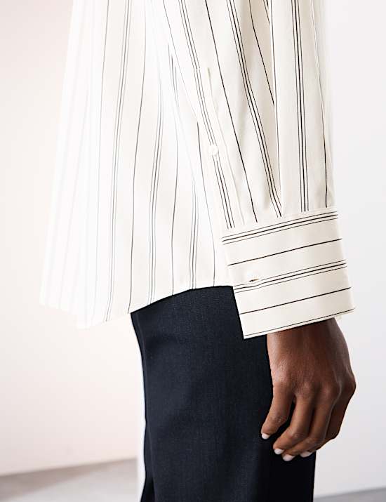 Pure Cotton Striped Shirt