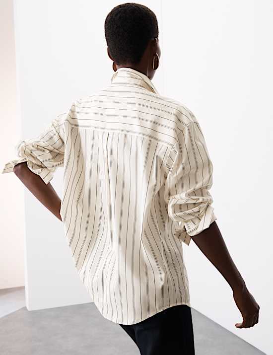 Pure Cotton Striped Shirt