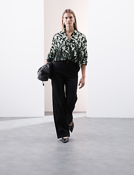 Geometric Collared Shirt