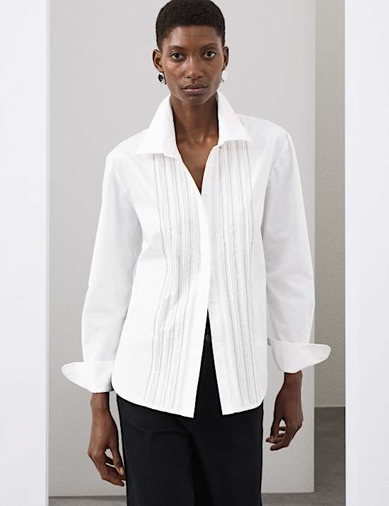 Pure Cotton Embellished Shirt