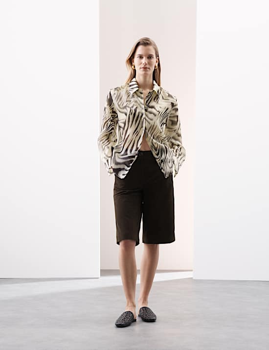 Pure Silk Organza Shirt