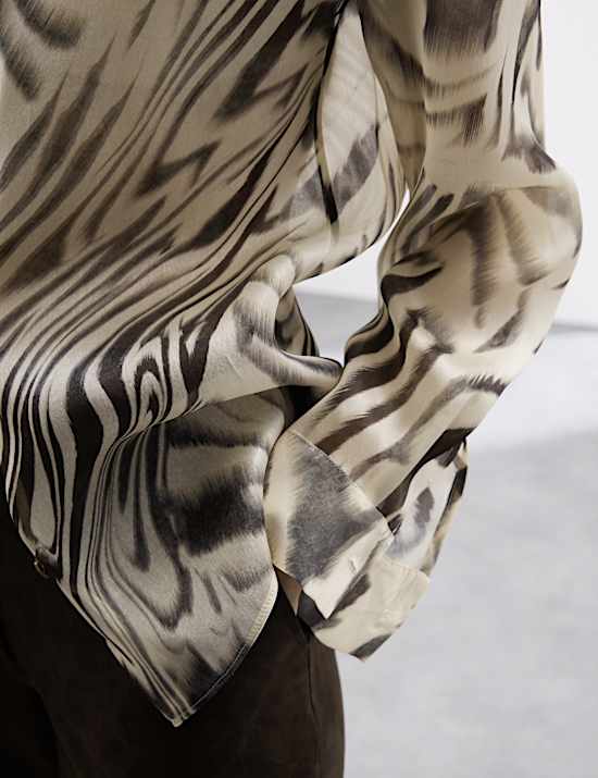 Pure Silk Organza Shirt