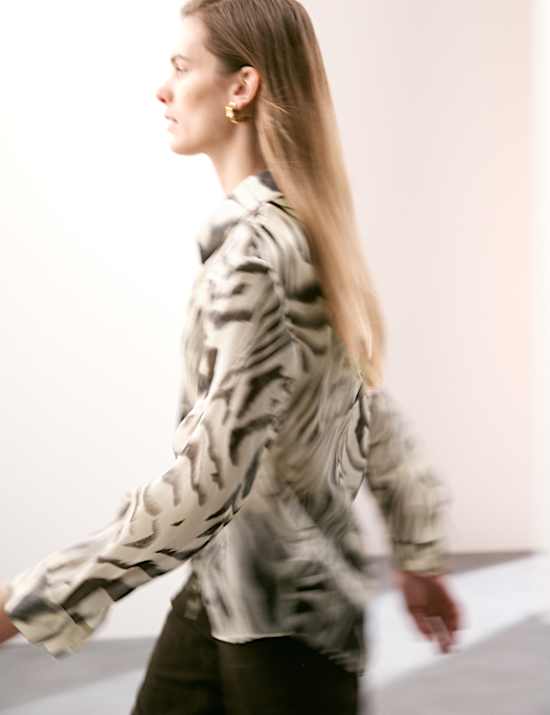 Pure Silk Organza Shirt