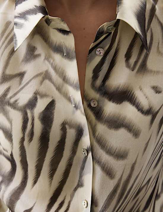 Pure Silk Organza Shirt