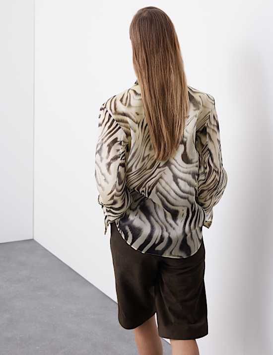 Pure Silk Organza Shirt