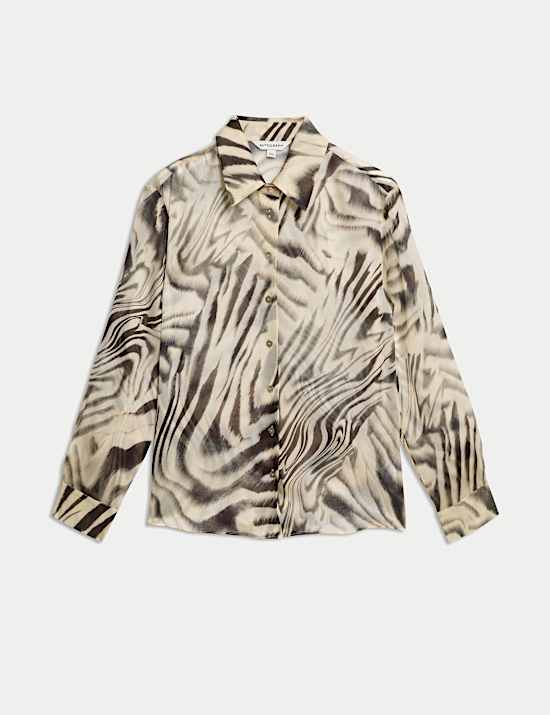 Pure Silk Organza Shirt