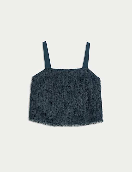 Fringed Cami Top