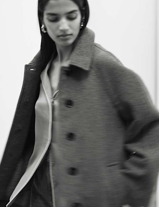 Modal Blend Revere Collared Shirt