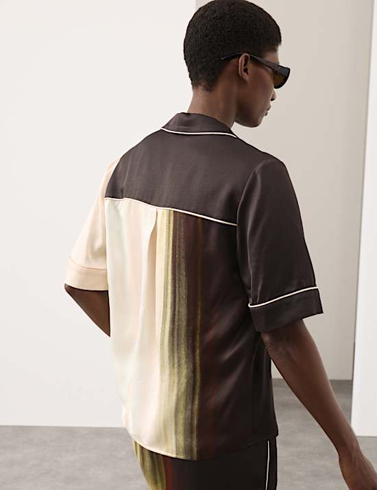 Chemise baln&eacute;aire imprim&eacute;e