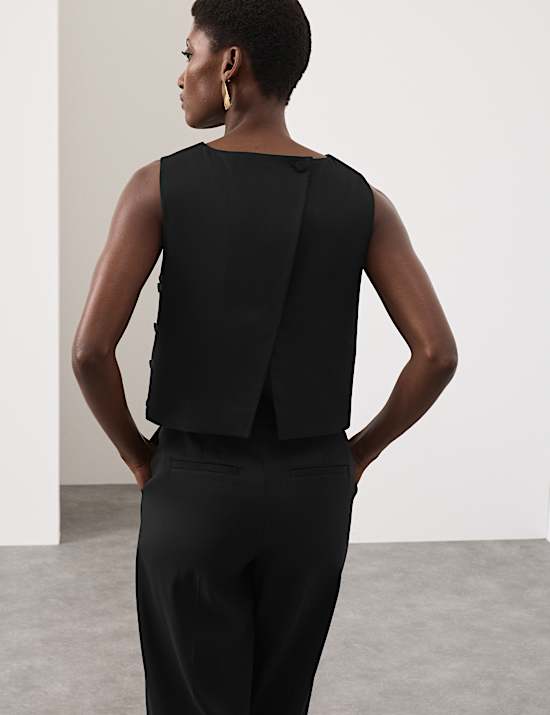 Lyocell Rich Tailored Shell Top