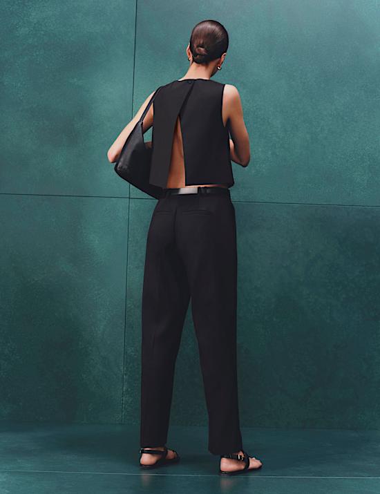 Lyocell Rich Tailored Shell Top