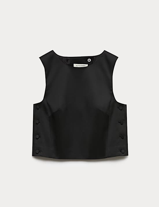 Lyocell Rich Tailored Shell Top