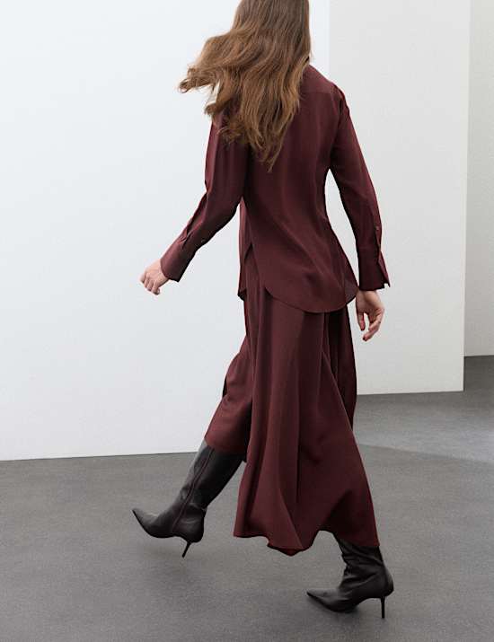 Pure Silk Stripe Shirt