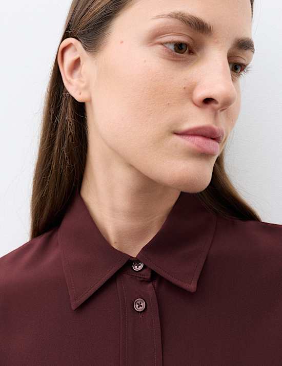 Pure Silk Stripe Shirt