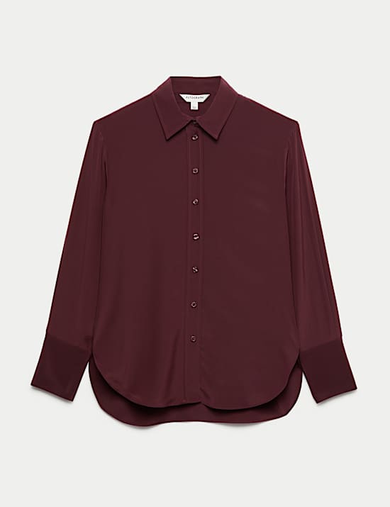 Pure Silk Stripe Shirt