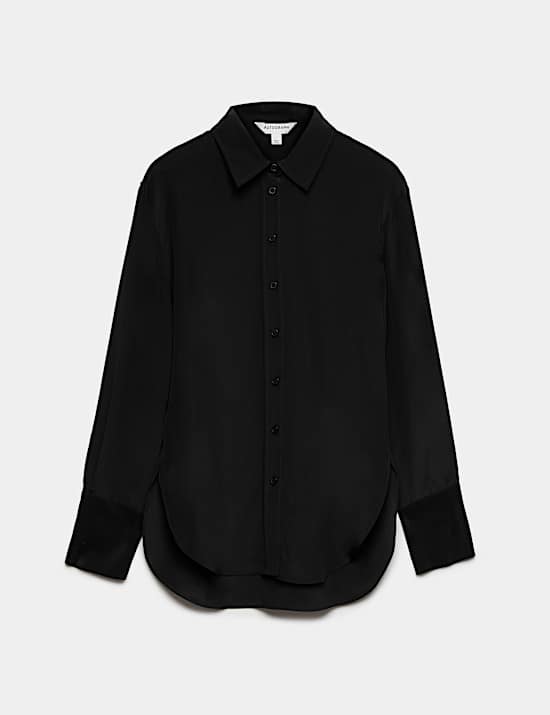 Pure Silk Stripe Shirt