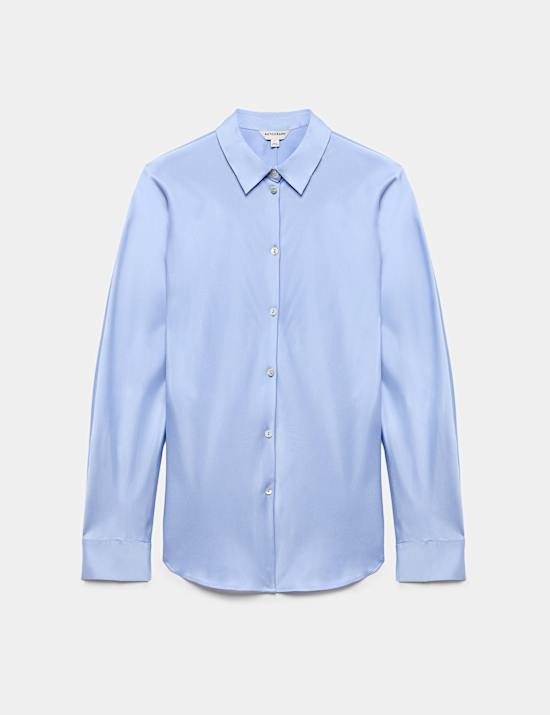Satin Collared Shirt