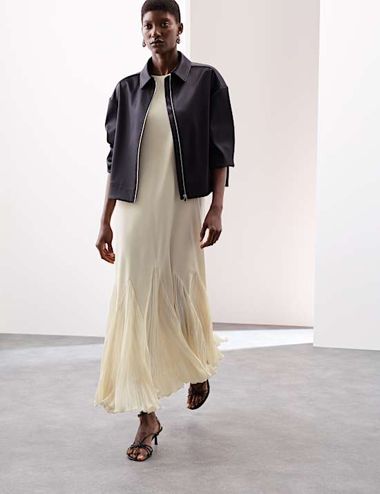 Φόρεμα-μάξι με τζάκετ