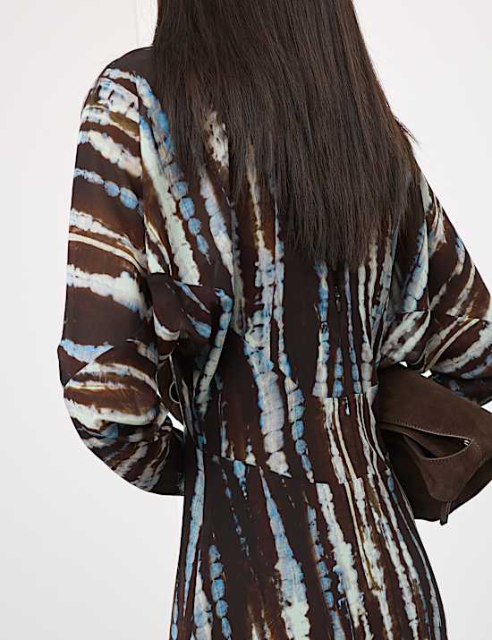 Chifon Printed Midaxi Column Dress