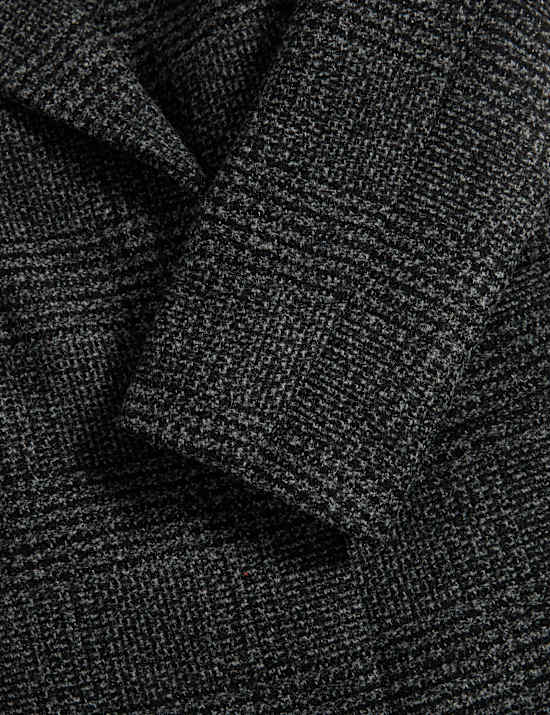 Wool Rich Double Breasted Longline Coat