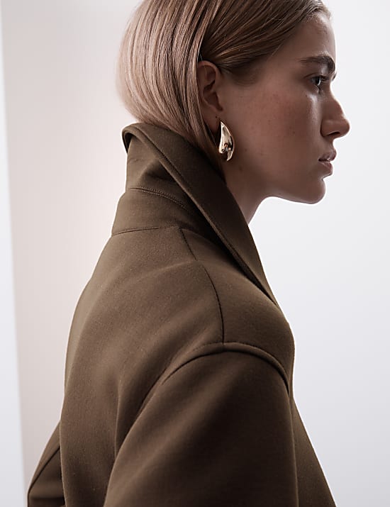 Heavy Scuba Cropped Bomber Jacket