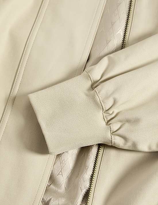 Cotton Lyocell™ Blend Blouson Bomber Jacket