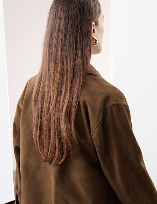 Pure Suede Utility Jacket