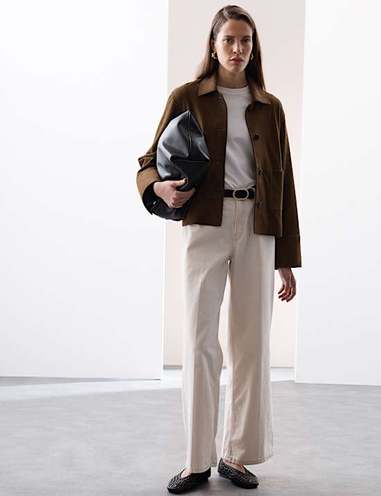 Pure Suede Utility Jacket