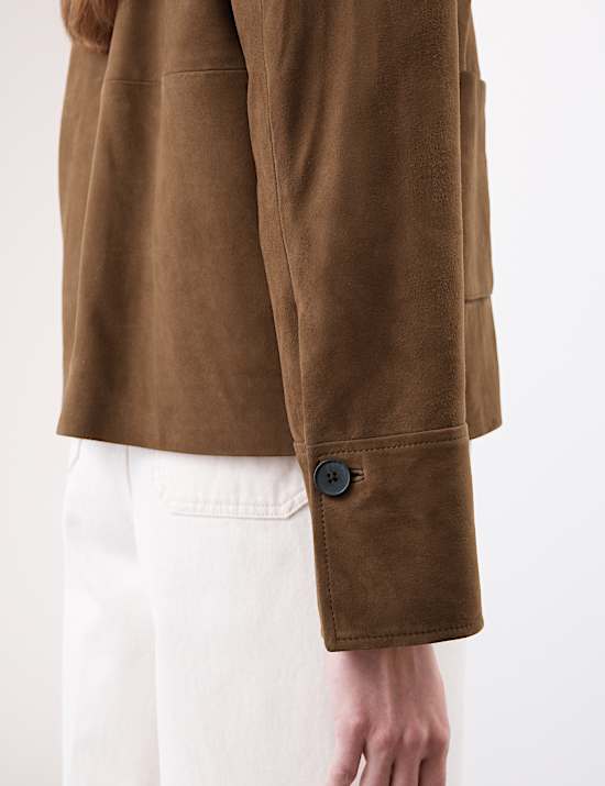 Pure Suede Utility Jacket
