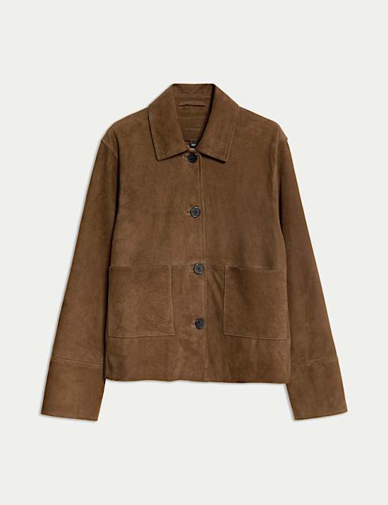 Pure Suede Utility Jacket