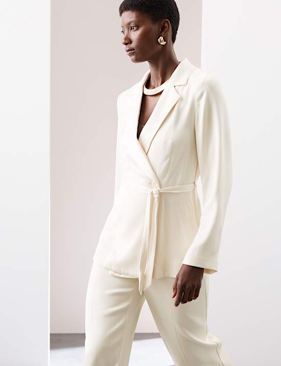 Σακάκι από τουίλ με ζώνη