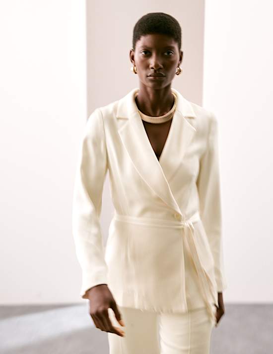 Σακάκι από τουίλ με ζώνη