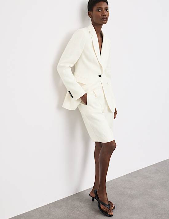 Pure Linen Tailored Blazer