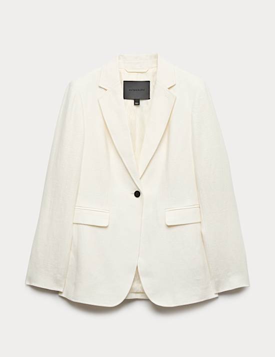 Pure Linen Tailored Blazer